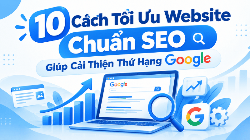 10 Cách Tối Ưu Website Chuẩn SEO Giúp Cải Thiện Thứ Hạng Google